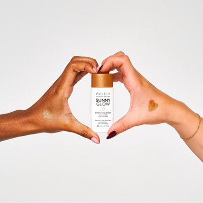 Pacifica Sunny Glow Bronzing Drops - 1 fl oz: Illuminating Vegan Face Bronzer, Paraben & Phthalate-Free Formula