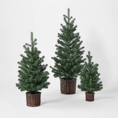 30" Spruce Artificial Christmas Tree Blue - Threshold designed with Studio McGee (LOCAL PICKUP ONLY)