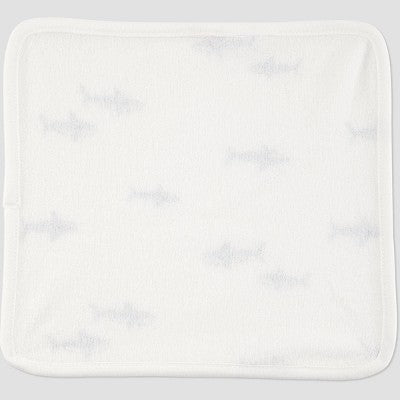 Carter's Just One You? Baby Shark Washcloth - Blue: Cotton Polyester Terry, Animal Prints, 9x9