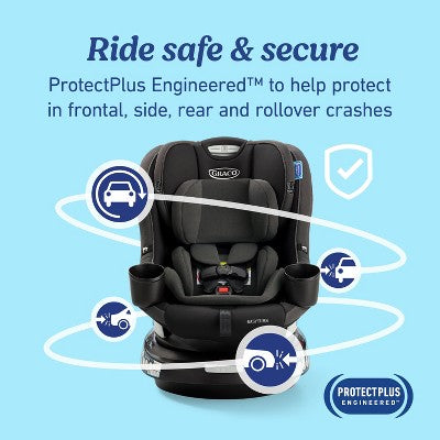 Graco EasyTurn 360 2-in-1 Rotating Convertible Turning Car Seat - Solae (LOCAL PICKUP ONLY)