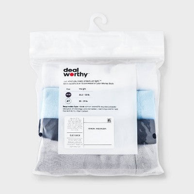 Toddler Boys' 4pk Briefs - Dealworthy 4T: Cotton Blend, Recycled Polyester, Lightweight Knit, Pull-On Waist, Machine Washable