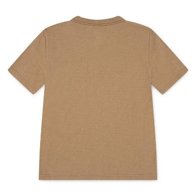 Converse Boys' Short Sleeve Pocket Logo T-Shirt - Tan M