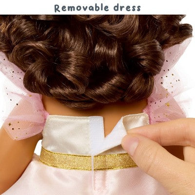 BABY Born Princess Baby Doll Ava - Brown Hair, Light Brown Eyes: Includes Accessories, No Articulation