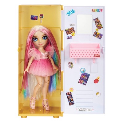 Rainbow High Design & Style Locker Playset with Shelves, Hangers, Accessories and Stickers