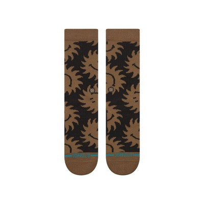 STANCE Men's Smile Out Crew Socks - Dark Green 6-12