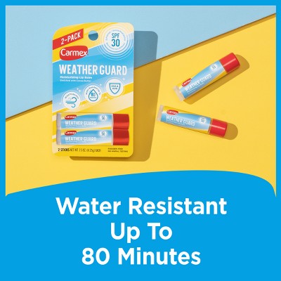 Carmex Weather Guard Broad Spectrum SPF 30 Original Flavor Lip Balm - 0.03oz/2pk