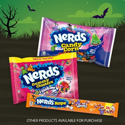 Nerds Gummy Clusters Trick or Treat Size Halloween Candy Laydown Bag - 6oz