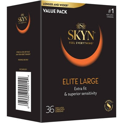 SKYN Elite Non-Latex Condoms - Large - 36ct