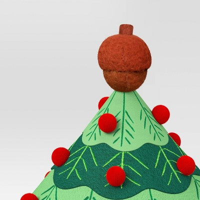Fabric Treehouse Christmas Figurine - Wondershop