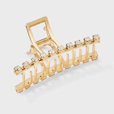 Claw Hair Clip and Bag Charm Pearls - A New Day Gold