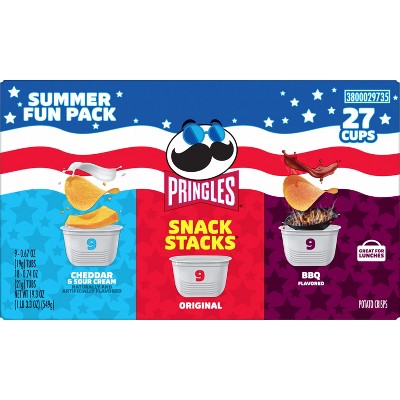 Pringles Chips Snack Stacks Summer Fun Variety Pack - 19.36oz/27ct (LOCAL PICKUP ONLY)
