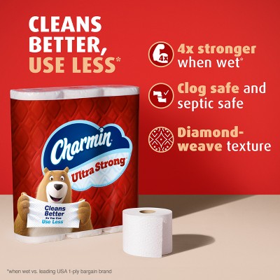 Charmin Ultra Strong Bath Septic-Safe Toilet Paper - 6 Mega XXL Rolls
