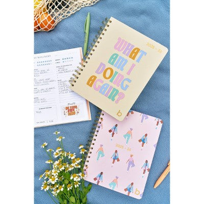 Be Rooted Be Rooted 7"x9" Academic Planner 2025 - 26 All Over Print Purple