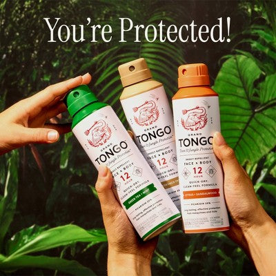 Grand Tongo DEET-Free Picaridin Insect Repellent Family Formula - Fragrance Free - 4.5oz: Skin Spray for Mosquito Protection
