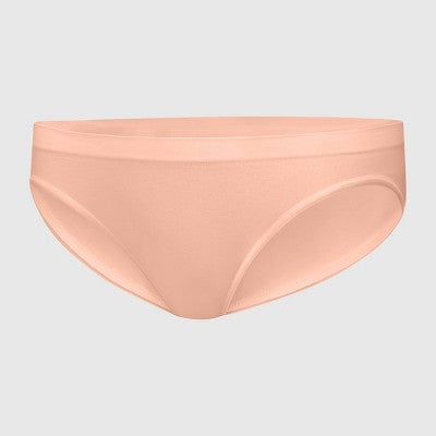 Hanes Girls' 4pk Tween Seamless Bikini Underwear - Blue/Pink XL