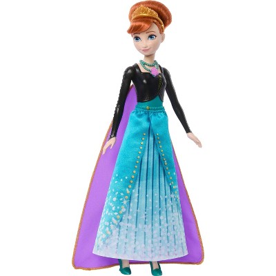 Disney Frozen Jewel Reveal Anna Fashion Doll Gem Box & 10 Accessories