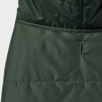 Classic Puffer Dog Vest - Wondershop Dark Green M