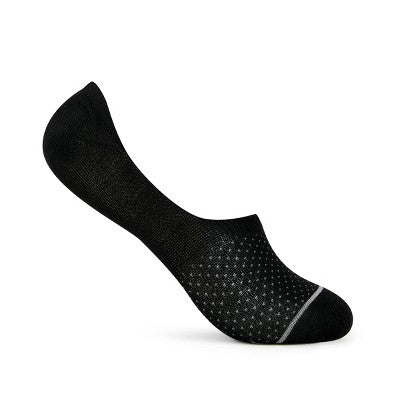 Fruit of the Loom Women's Breathable Mesh Lightweight 6pk Liner Athletic Socks - Black 4-10