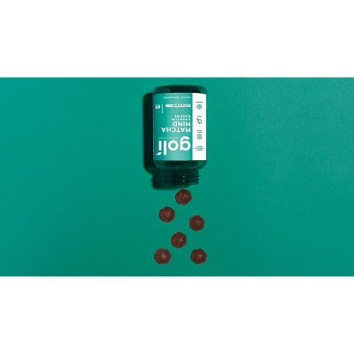 Goli Nutrition Matcha Mind Cognitive Vegan Gummies - 60ct
