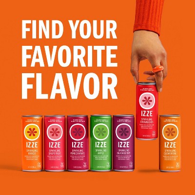 IZZE Clementine Sparkling Juice - 6pk/8.4 fl oz Cans