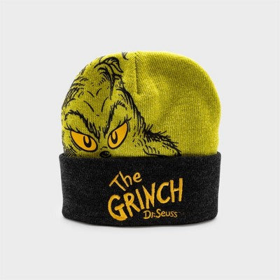 Men's The Grinch Christmas gift set: mug, crew socks, boot socks, beanie