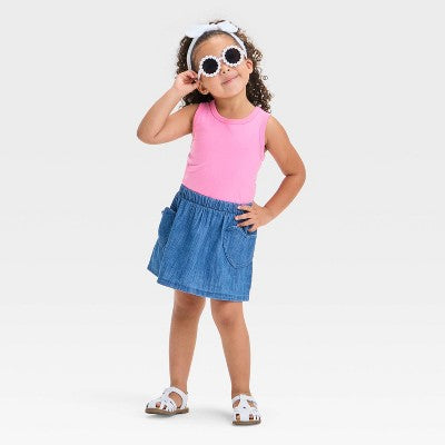 Toddler Girls' Skirt - Cat & Jack Blue 4T