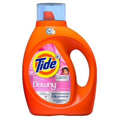 Tide + Downy April Fresh HE Concentrated Liquid Laundry Detergent 39 Loads - 55 fl oz