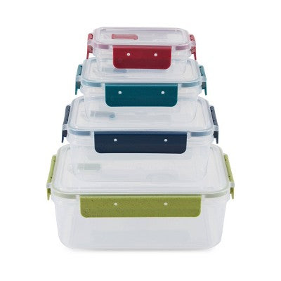 Simply Green Eco Click Food Storage Container Sets - 4pc