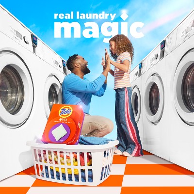 Tide EVO Spring Blast Laundry Detergent Tablets - 42ct: Odor Control, Cold Water Detergent, Bleach-Free
