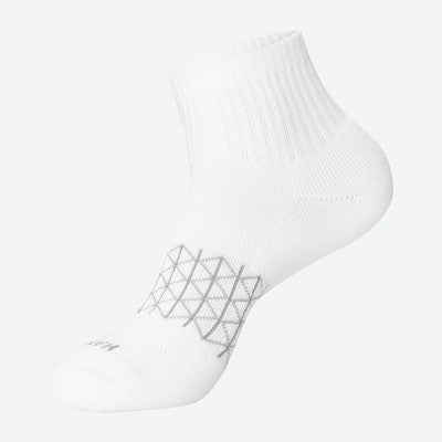 Hanes Men's Absolute Comfort Cushioned Ankle Socks 3pk - Moisture-Wicking, White 6-12