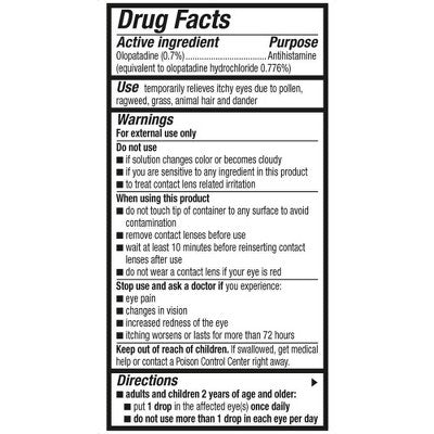 Pataday Once Daily Relief Extra Strength Allergy Eye Drops - 0.085 fl oz