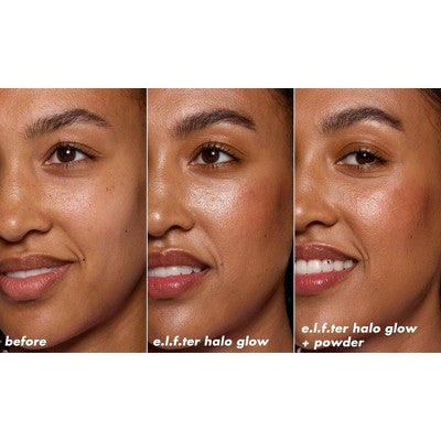 e.l.f. Halo Glow Powder Filter Foundation - Tan Warm - 0.35oz