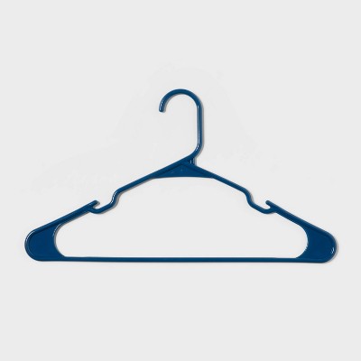 18pk Plastic Hangers Blue - Brightroom