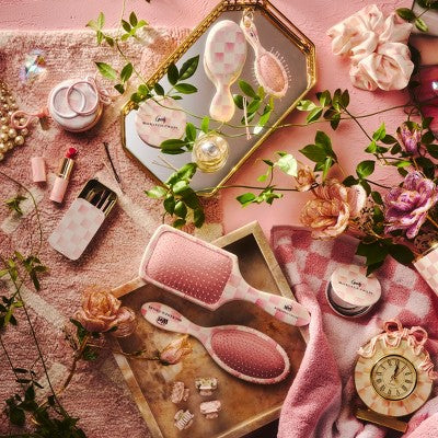 Goody x MacKenzie Childs Mirror Compact - Pink