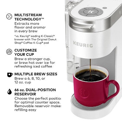 Keurig K-Supreme Single-Serve K-Cup Pod Coffee Maker - White