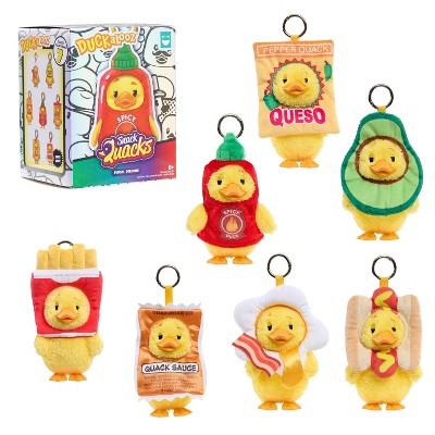 Happy Haul Duckalooz Snack Quack Plush Duck Clip-On Blind Box 5" Collectible Stuffed Toy with Removable Costume Short-Run Drop Ages 8+