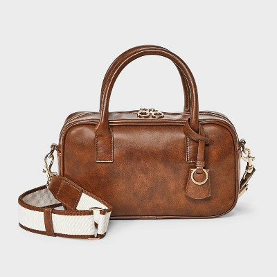 Small Satchel Handbag - Universal Thread Brown