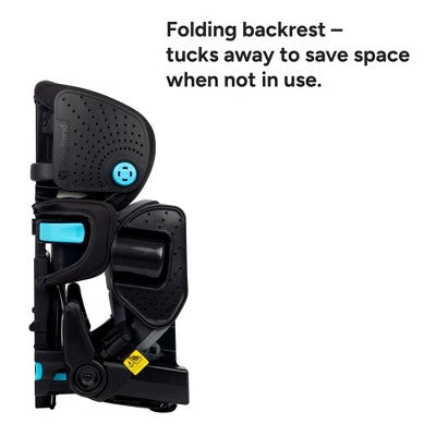 Baby Trend Koa Slim High Back Booster Car Seat with Side Sun Visors and Latch - Cosmic Gray: 120 lbs Maximum Weight, 9.75 lbs Product Weight (LOCAL PICKUP ONLY)