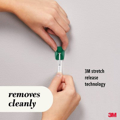 Command 4pk Damage-Free Small Wire Hooks Watermelon