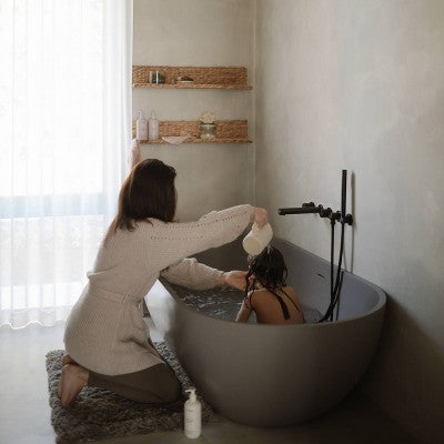 Mushie Bath Rinse Cup - Blush
