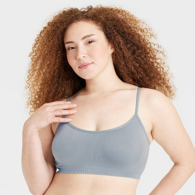 Women's Seamless Bralette - Colsie Gray M
