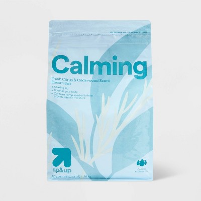 Calming Epsom Bath Salt - Fresh Citrus & Cedarwood - 48oz - up&up: Paraben-Free, Normal Skin, Bag, Salts