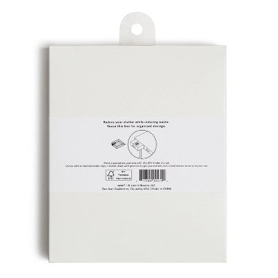 U Brands 15ct DIY Binder Clips with Labels - Soft Brights