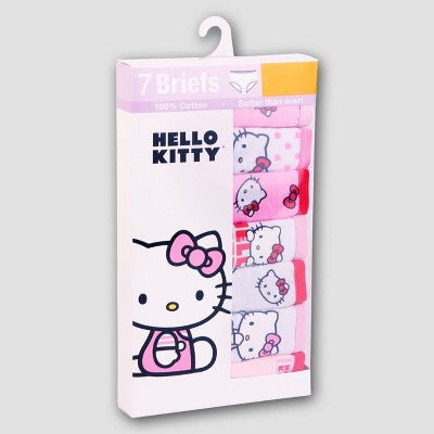 Toddler Girls' Hello Kitty 7pk Bikini Underwear - 4T