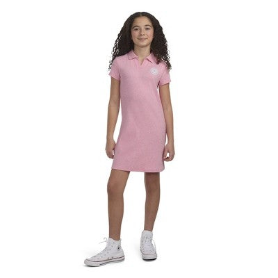 Converse Girls' Short Sleeve Polo Dress 6-7