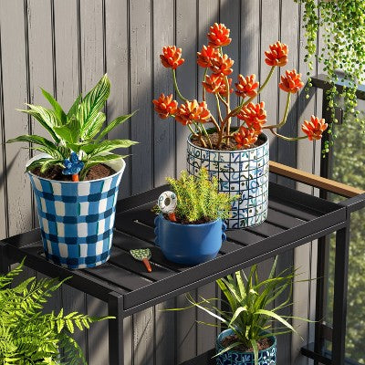 3pc Ceramic Decorative Garden Stakes - Threshold