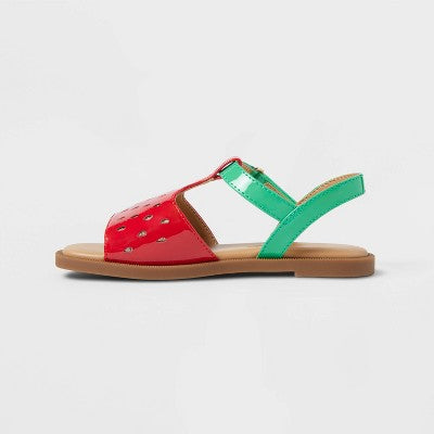 Toddler Lucy Strawberry Sandals - Cat & Jack Red 12T