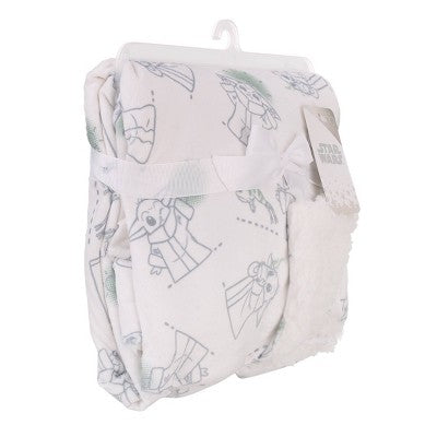 Disney Grogu Plush Baby Blanket