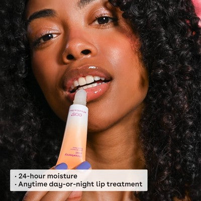 eos Limited Edition Lip Balm 24H Moisture Super Balm - Strawberry Acai - 0.35 fl oz