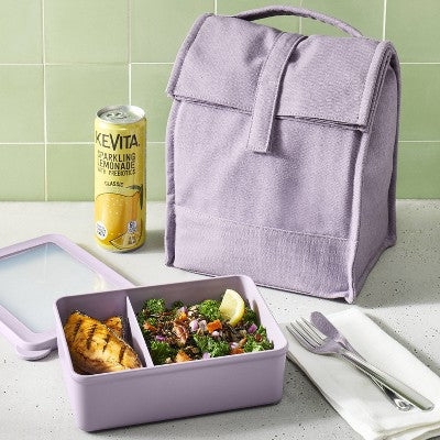 42oz Bento Food Storage Container Lavender - Figmint
